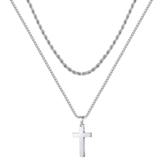Titanium Cross Necklace