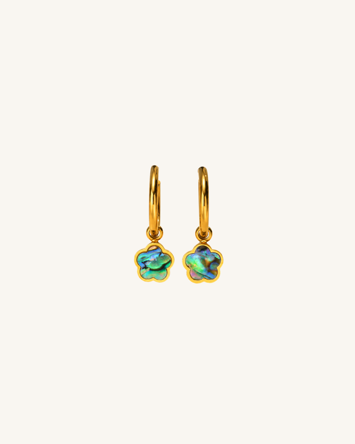 Aurora Light Clover Earrings
