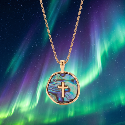Aurora Light Cross Necklace