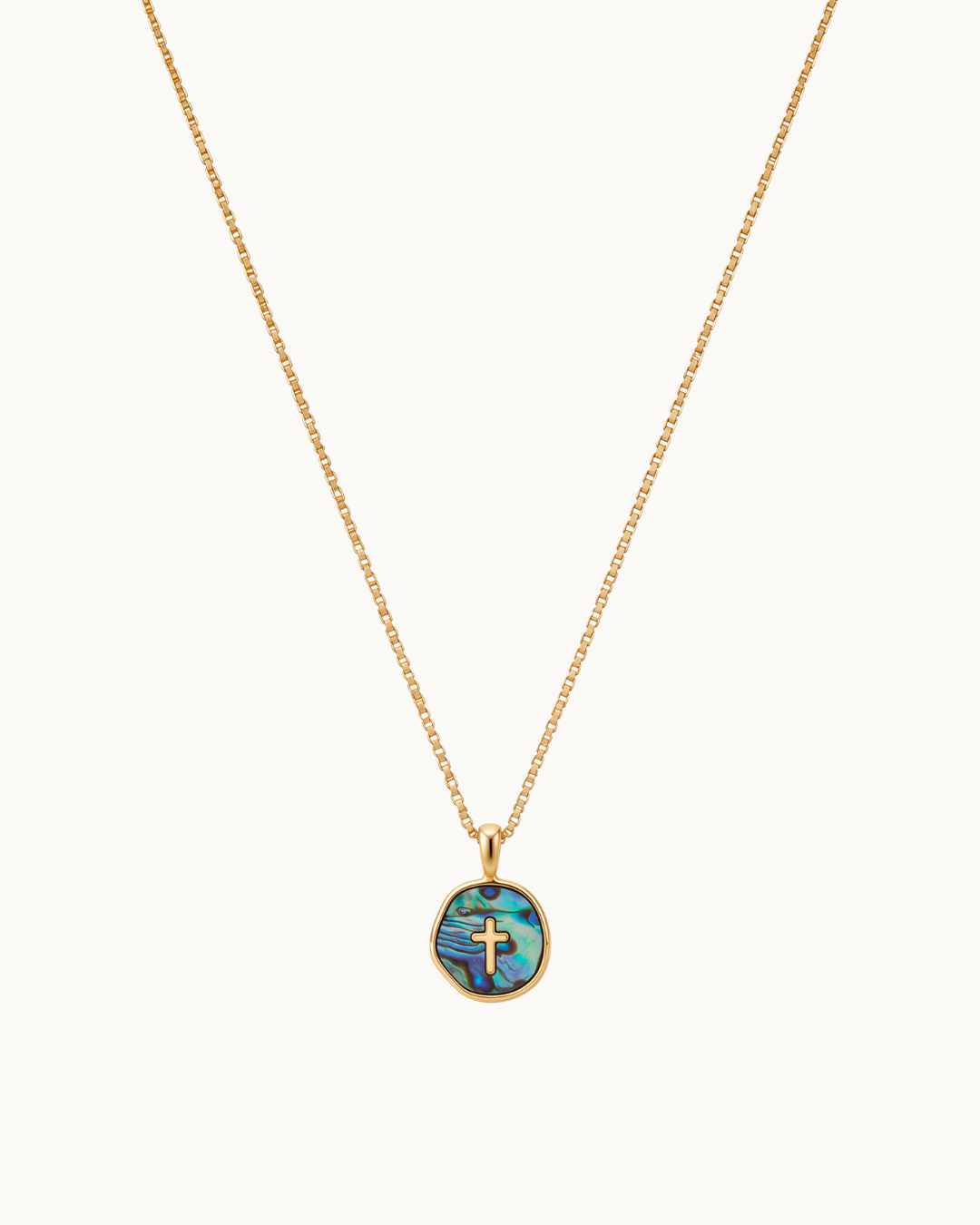 Aurora Light Cross Necklace