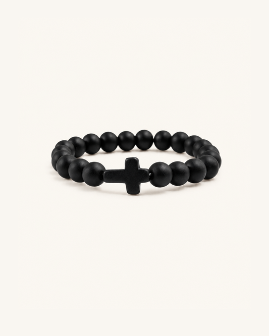Cross Gemstone Bracelet