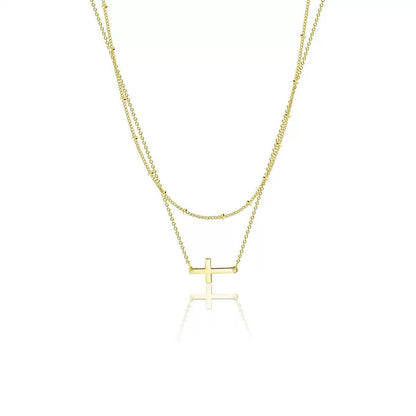 Elora Double Chain Cross