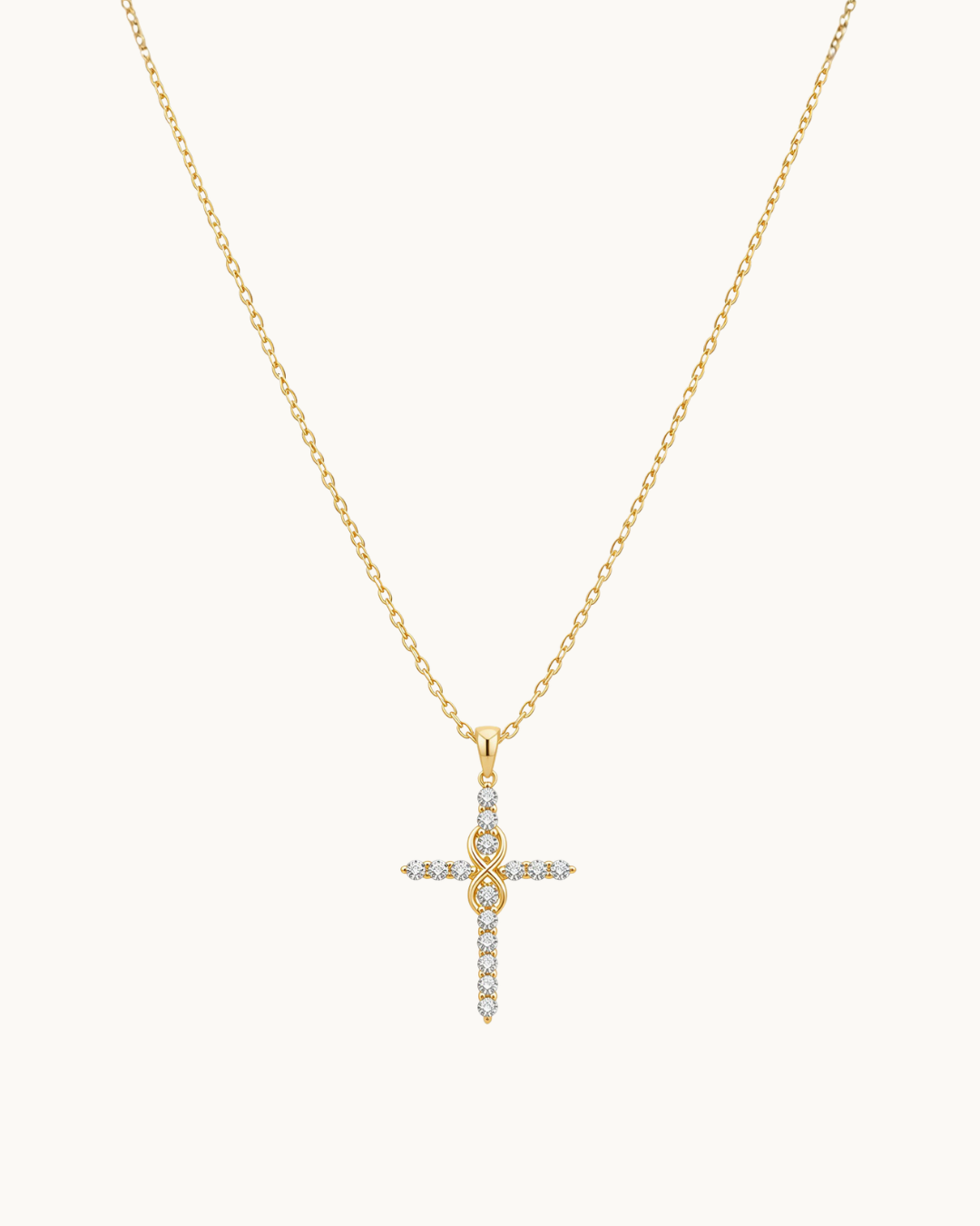 Elora Infinity Cross Necklace