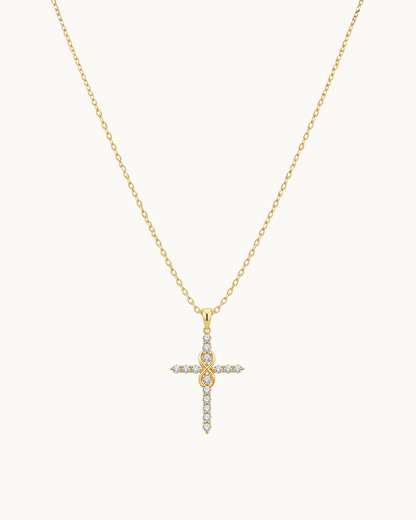 Elora Infinity Cross Necklace