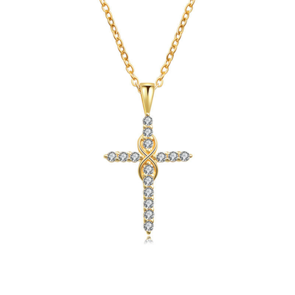 Elora Infinity Cross Necklace