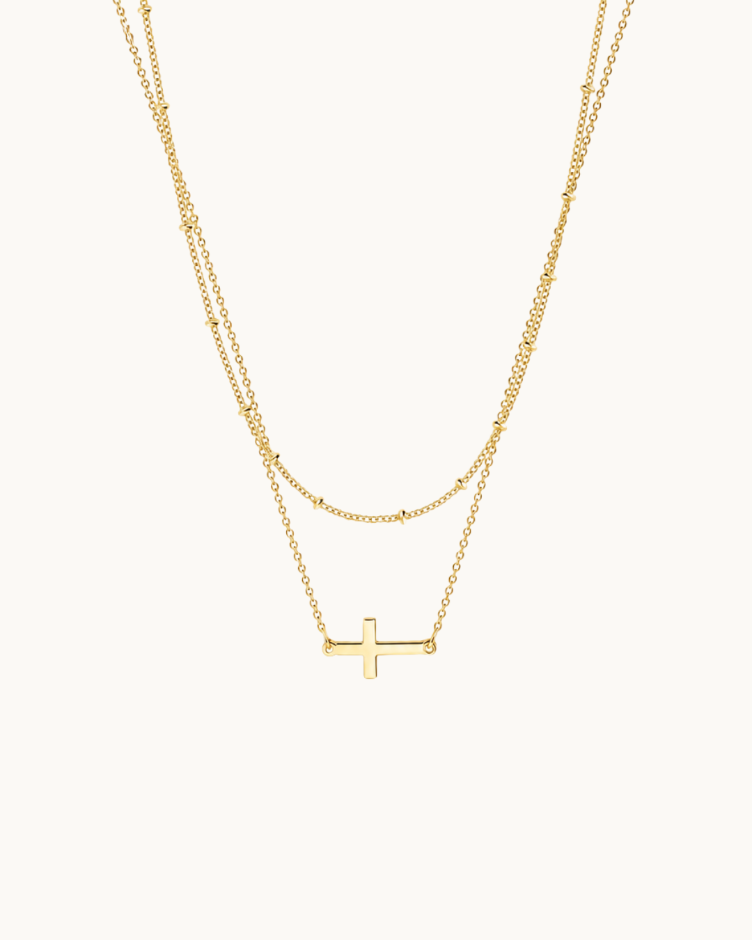 Elora Double Chain Cross