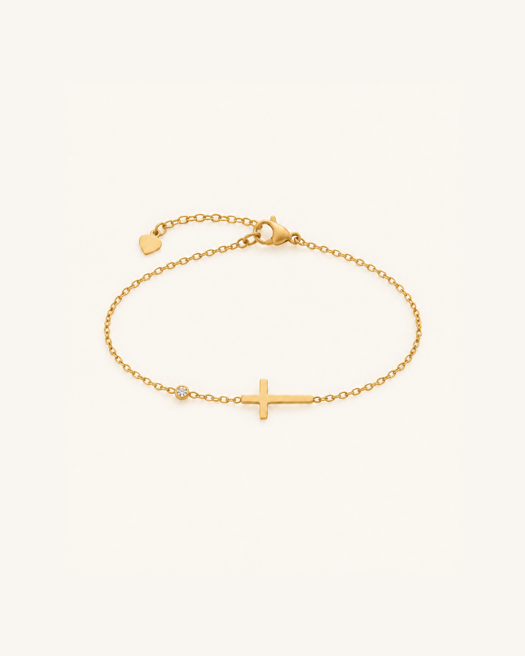 Healing Cross Gemstone Bracelet