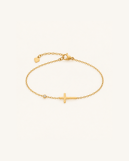 Healing Cross Gemstone Bracelet