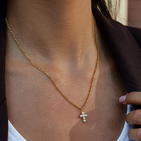 Elora Pearl Chain Necklace