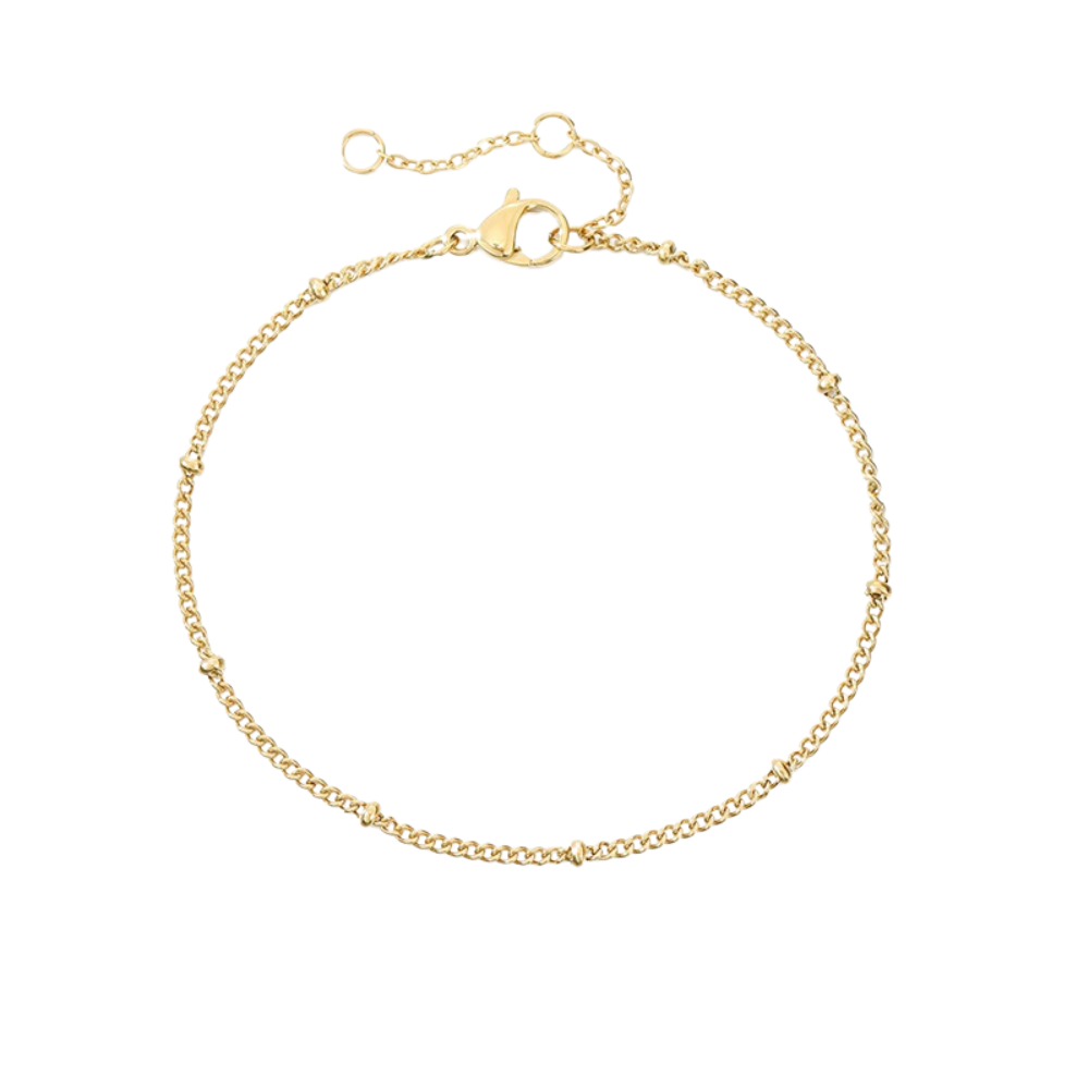 Stacking Beaded Chain Bracelet
