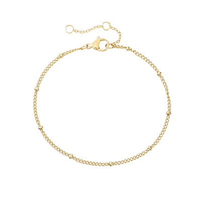 Stacking Beaded Chain Bracelet