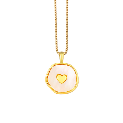 Seraphine Seashell Cross Necklace