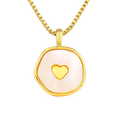 Seraphine Seashell Cross Necklace