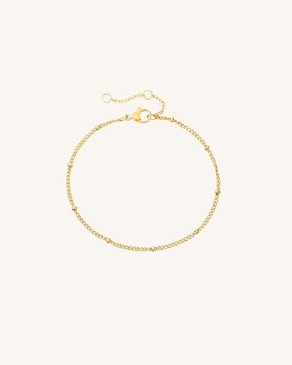 Stacking Beaded Chain Bracelet
