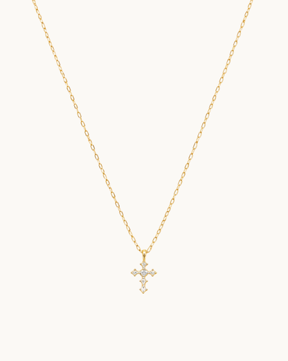 Whisper Cross Necklace