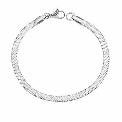 Stacking Flat Herringbone Bracelet