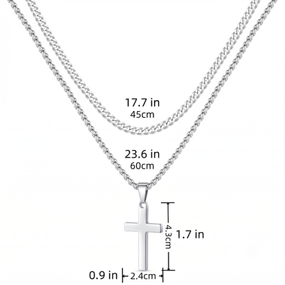 Titanium Cross Necklace
